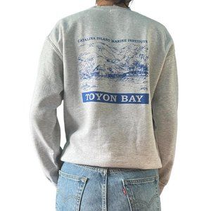 toyon bay grey crewneck / sweatshirt